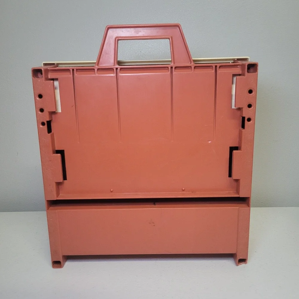 Vintage Fisher Price School Days Desk‎ Chalk Magnetic Letters Stencils 1972